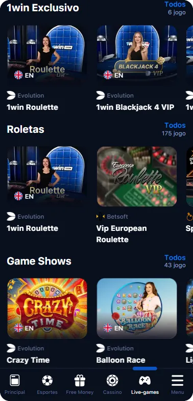 live-games 1-Win