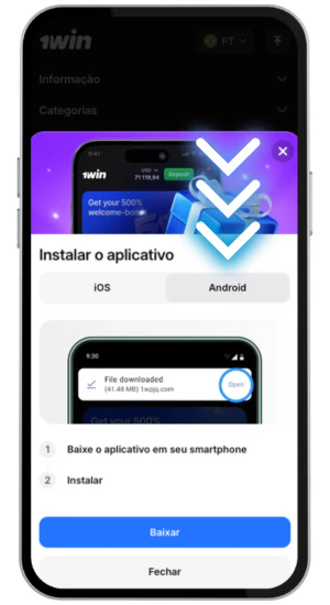 Instalar aplicativo 1Win para Android
