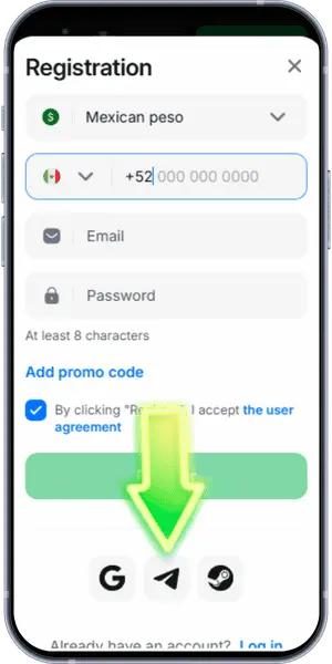 1-Win Social Login