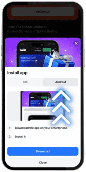 Install 1Win App for Android