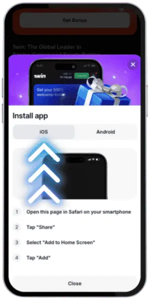 Get the 1Win App for iOS