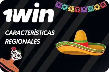 Características regionales del sitio 1Win