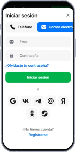 Iniciar sesión en la cuenta del casino 1Win
